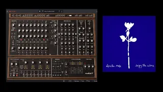 Depeche Mode '' Enjoy The Silence Bassline Re-creation'' Arturia Moog Modular V3 - FREE DOWNLOAD