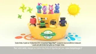 McDonald's Happy Meal : Énergies Vertes : 19-12-2012 : publicité