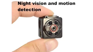 The SQ8 Mini DV Night Vision Motion Detection Camera In Depth Review And instructions