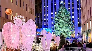 🎄 Rockefeller Center Christmas Tree Lighting 2022 NYC 💥 #1