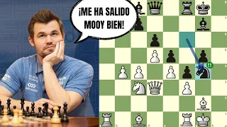 ¡SACRIFICA EL CABALLO Y ABRE AL REY RIVAL! 🧨: Fridman vs Carlsen (GRENKE Chess Classic 2024)