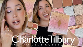 CHARLOTTE TILBURY HOLIDAY COLLECTION 2023 ✨ BEAUTYVERSE PALETTE ✨ 2 Looks + GLOW GLIDE Palettes Demo