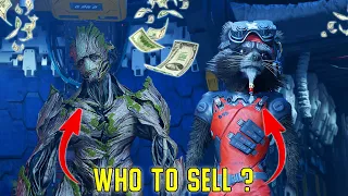 Who to Sell ? GROOT or ROCKET - Marvel's Guardians of the Galaxy