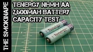 Tenergy Ni-MH AA 2,600mah Rechargeable Battery Capacity Test - TheSmokinApe