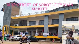 BUSY STREETS OF SOROTI CITY MAIN MARKET