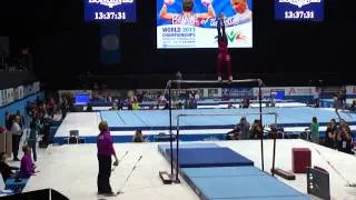 Simone Biles - Podium Training - Uneven Bars - 2013 World Championships