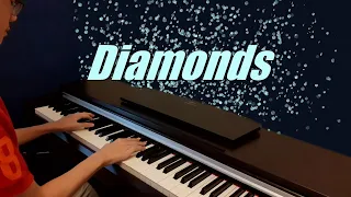 Sam Smith - Diamonds (Piano Instrumental with Lyrics)