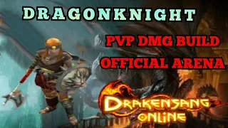 Drakensang Online , DragonKnight - PVP OFFICIAL ARENA DMG BUILD! (Follow Along).