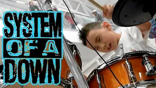 6 Year Old Drummer Leaves It All On The Stage - People Stop In Their Tracks To Watch!