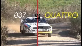 Audi Quattro vs Lancia Rally 037 [HD]