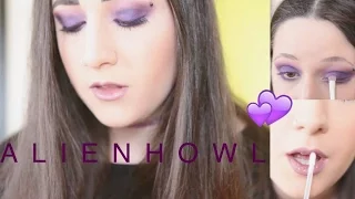 TUTORIAL | Smokey Eyes Viola - PurpleSmokeyEyes || AlienHowl