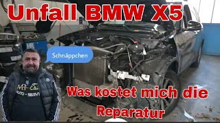 Günstig ein Unfall BMW X5 gekauft. Auf M Paket Umbauen. Was kostet mich die Reparatur 🤔