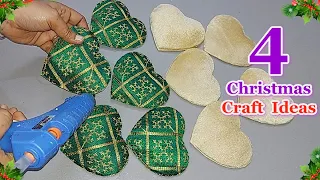 4 Economical Christmas Decoration idea with simple material |DIY Affordable Christmas craft idea🎄236