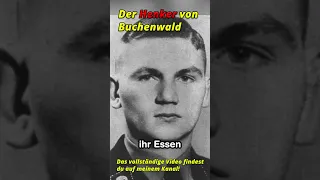 Der Henker von Buchenwald Martin Sommer #shorts  #ww2 #history #truecrime #germany
