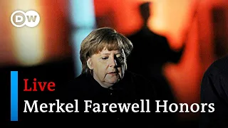 Watch live: Farewell honors for Angela Merkel - live coverage from the ceremony in Berlin