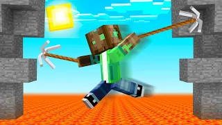 CREAMOS GANCHOS para ESCALAR en MINECRAFT 😱🗻 MINECRAFT ALEATORIO