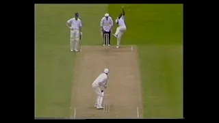 ENGLAND v WEST INDIES 1st TEST MATCH DAY 1 TRENT BRIDGE JUNE 2 1988 MALCOLM MARSHALL GRAHAM GOOCH