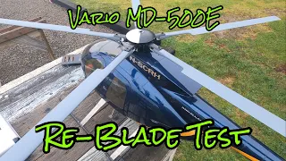 Vario MD-500E RE-Blade CHASING A PROBLEM