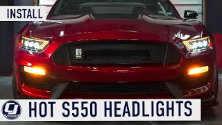 *LIGHT UP* Your 2015-2017 Mustang or S550 Shelby with these Alpharex Headlights | Install