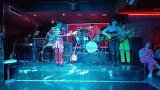 Talk Of The Town Benidorm. Jamming with my friends The Beatles show Benidorm