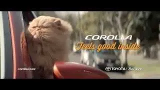 Toyota Auris and cat. смешная реклама.
