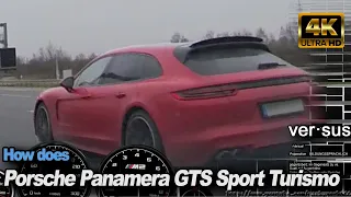 BMW M2 Competition vs Porsche Panamera GTS Sport Turismo DriveAnalyser RaceRender [4k]