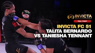 Talita Bernardo Earns Invicta FC Championship Gold | Invicta FC 51