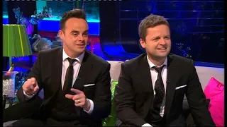 Ant & Dec with Stephen Mulhern and Beer Pong on Britain's Got More Talent 2012