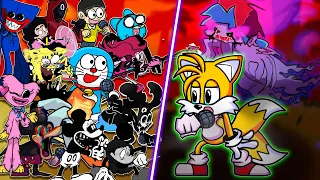 FNF Chasing - Tails.EXE But Different Characters Sing It 🎵 (Everyone Sings Chasing) (NEW CHARACTERS)