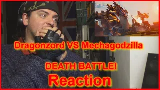 Reaction:Dragonzord VS Mechagodzilla (Power Rangers VS Godzilla) DEATH BATTLE!