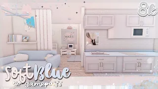 BLOXBURG: Soft Blue Mood Station || NO GAMEPASS 8k ♡