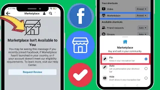 How to Fix Facebook Marketplace Not Available for You (2024) 100% working