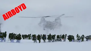 Chinook Helicopters "White Out" • Fort Drum New York