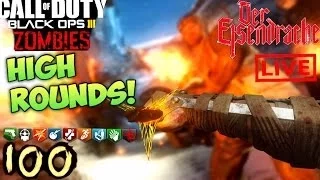 100+ HIGH ROUND ATTEMPT - Der Eisendrache Black Ops 3 Zombies Gameplay (BO3 Zombies)(interactive)