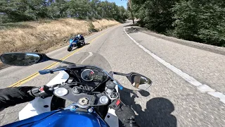 Salmon Falls Backroad Rip | GSX-R 750 x ZX10R x CBR 929 | 4K