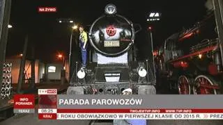 20. parada parowozów w Wolsztynie (TVP Info, 27.04.2013)