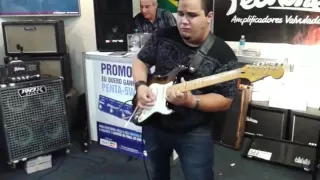 Césario filho-Far beyond the sun-Live stand Pedrone-Expomusic 2015