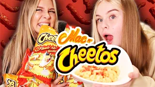 Meine SCHWESTER und Ich kochen MAC N' CHEESE mit CHEETOS 🤤  | Dagi