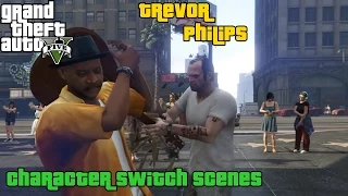 GTA 5 ★ Character Switch Scenes ★ Trevor Philips [PS4]