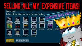 Selling My Expensive Items (TONS DLS!) - Growtopia