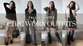 Fall/Winter Outfit Ideas | Chic & Smart Office Outfits to Wear to Work | 10+ Workwear Lookbook