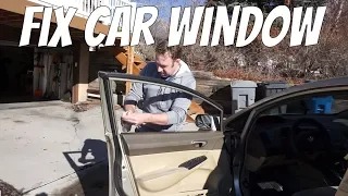 How to fix a car window that automatically goes up then down halfway (Honda Civic)