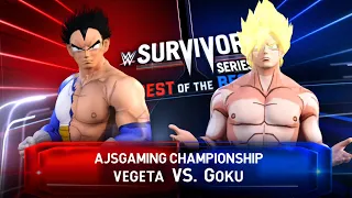 WWE 2K22 On PS5: Goku vs Vegeta For The Ajs Gaming Championship - EXTREME RULES MATCH!