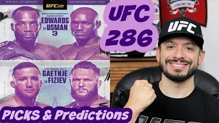 UFC 286 | FULL CARD - PICKS & PREDICTIONS | Edwards vs. Usman 3!!!!