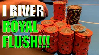 I Make My First ROYAL FLUSH And Get Paid!!! Unbelievable Hand! Must See! Poker Vlog Ep 264