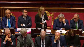 Dal Senato della Repubblica, la replica di Giorgia Meloni al dibattito sulla fiducia al Governo