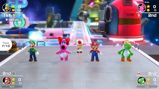 Mario Party Superstars #953 Space Land Luigi vs Mario vs Yoshi vs Birdo