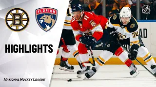 NHL Highlights | Bruins @ Panthers 3/5/20