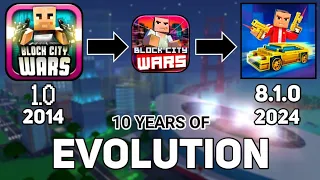 Evolution of Block City Wars - 2014 - 2024