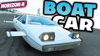 Forza Horizon 4 - JAMES BOND WATER CAR Customization and DRIVING ON WATER!